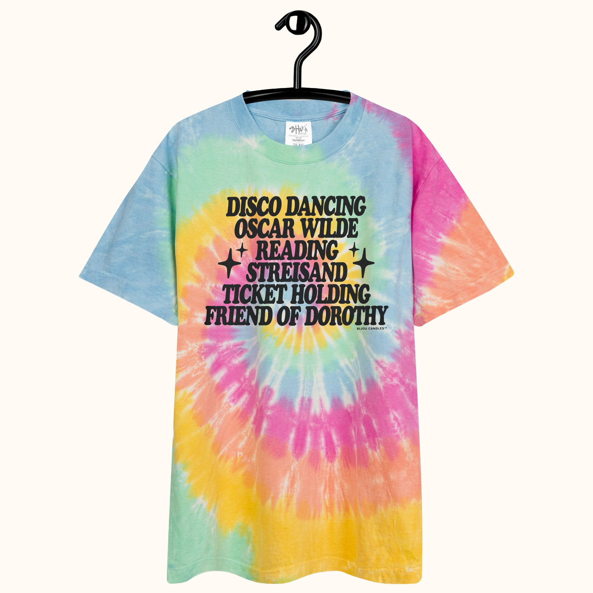 Clueless Friend of Dorothy Oversized Tie-dye Unisex T-Shirt