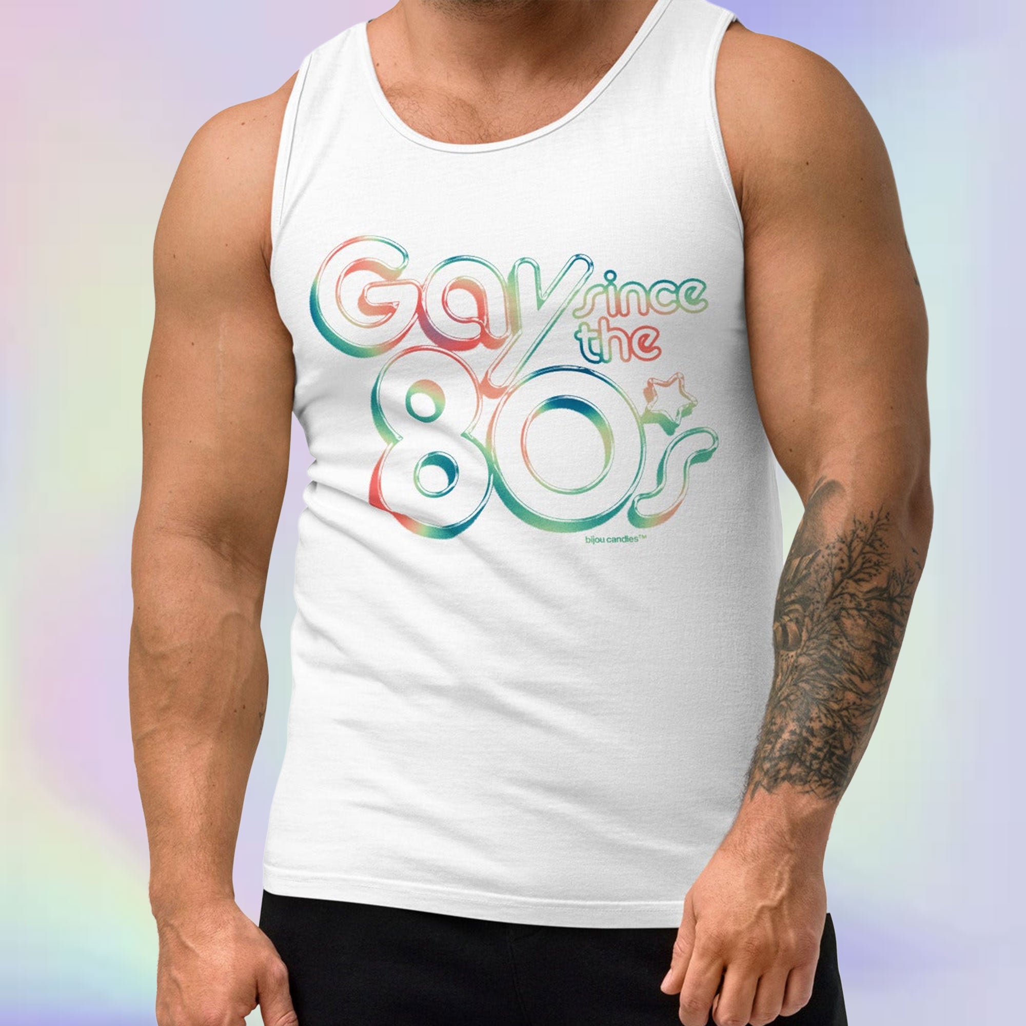 Gay Since The 80s Unisex Premium Tank Top