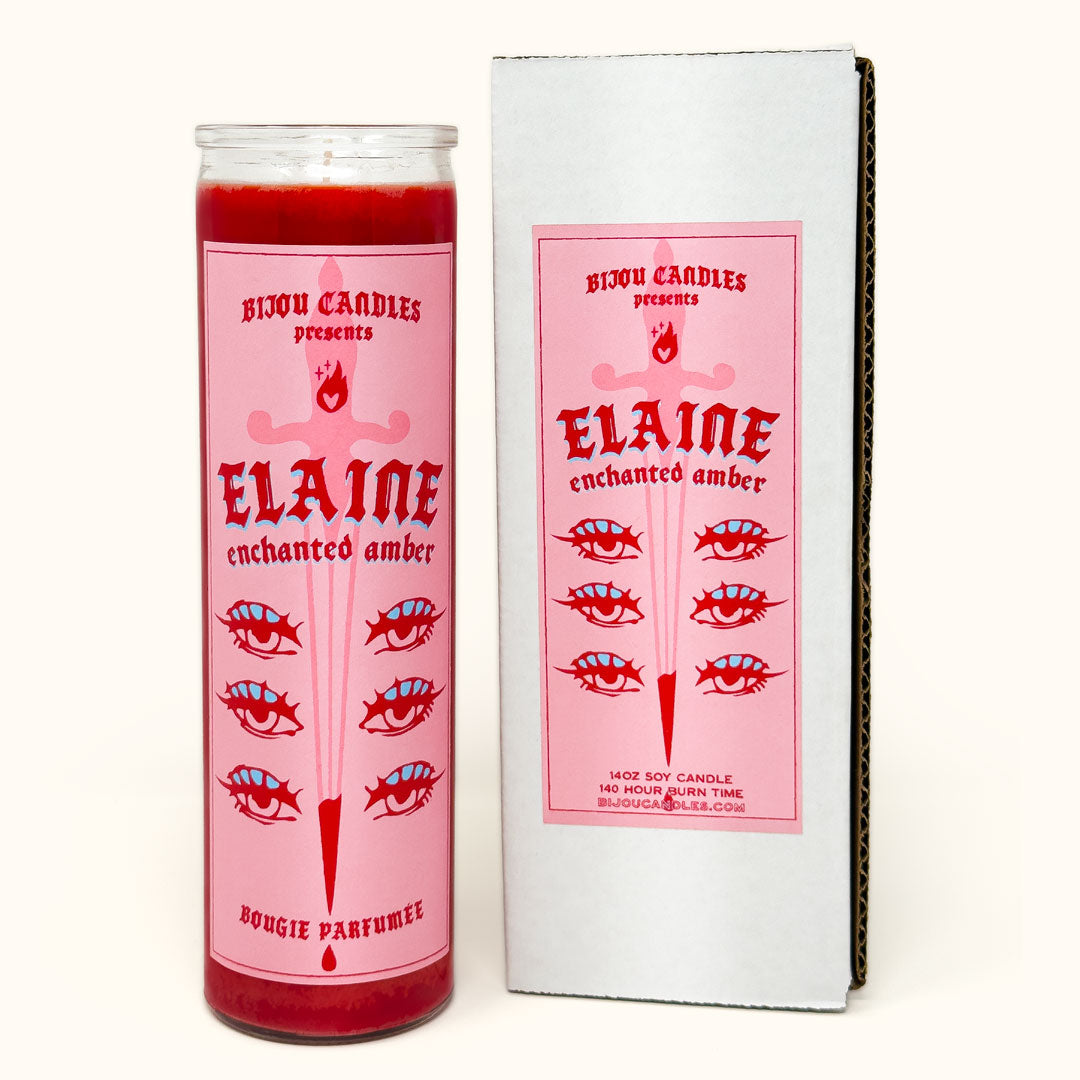 Elaine • Enchanted Amber Tall Candle