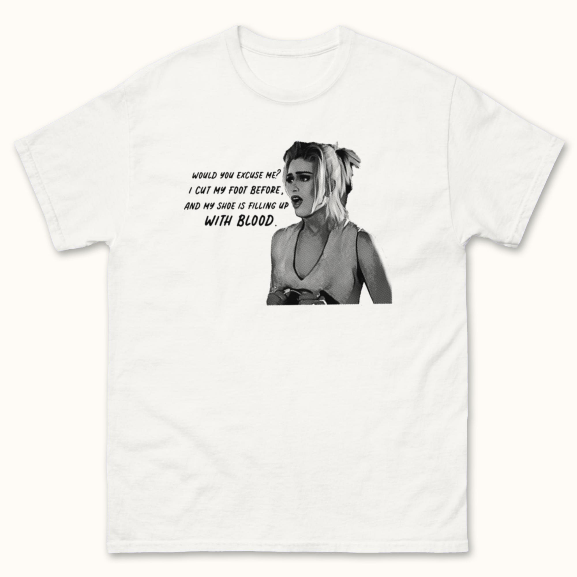 Romy & Michele “Cut My Foot” T-Shirt