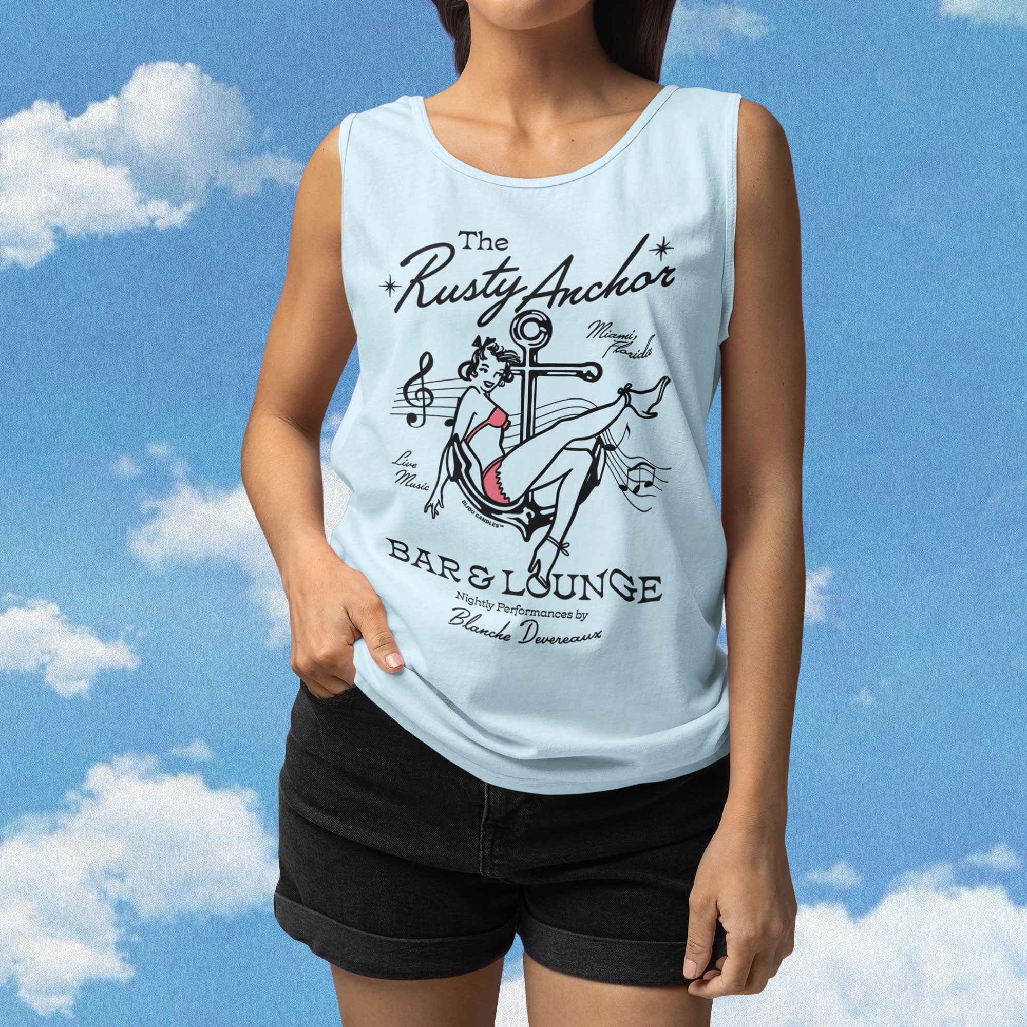 The Rusty Anchor Unisex Premium Tank Top