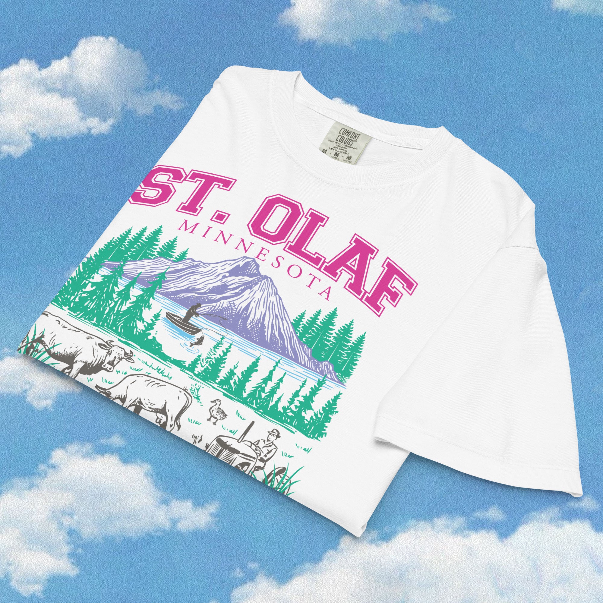 St. Olaf, MN Women's Premium Crop Top