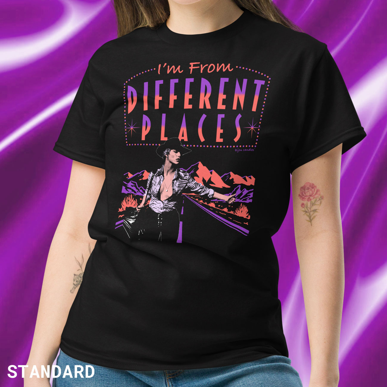 Different Places Showgirls Unisex T-Shirt