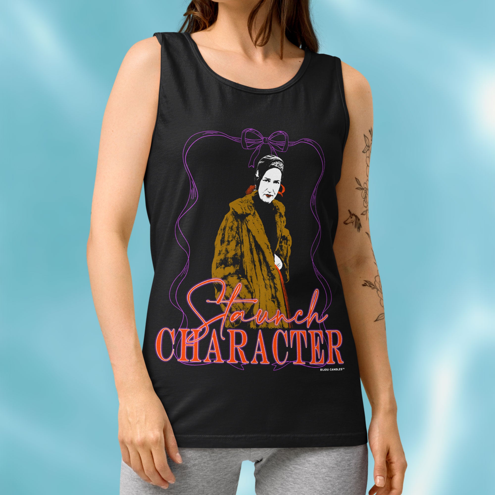 Little Edie Staunch Character Unisex Premium Tank Top