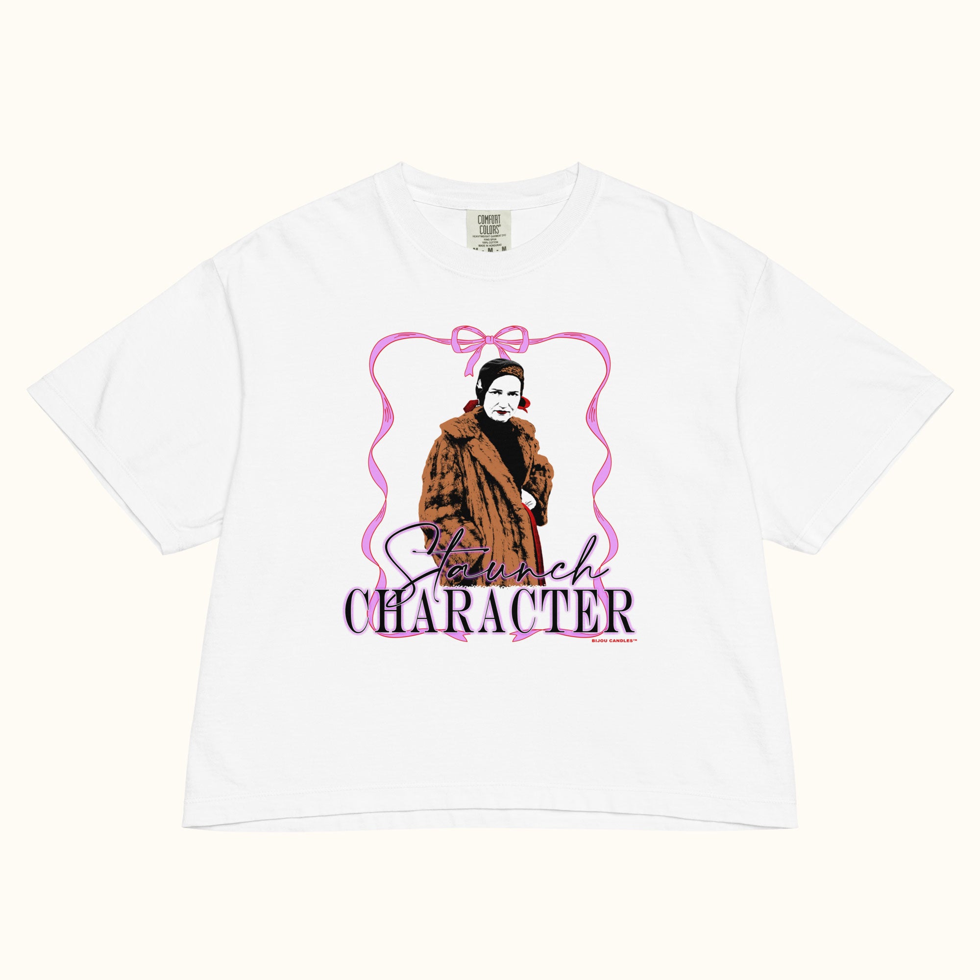 Little Edie Staunch Character Women’s Premium Crop Top