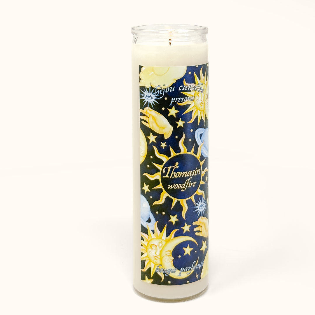 Thomasin • Woodfire Tall Candle