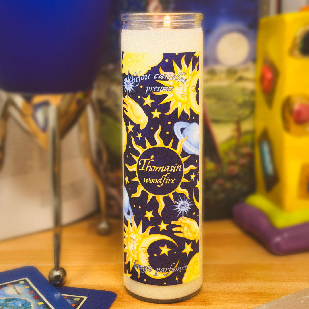 Thomasin • Woodfire Tall Candle