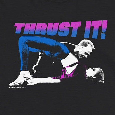 Showgirls Thrust It! Women’s Premium Crop Top