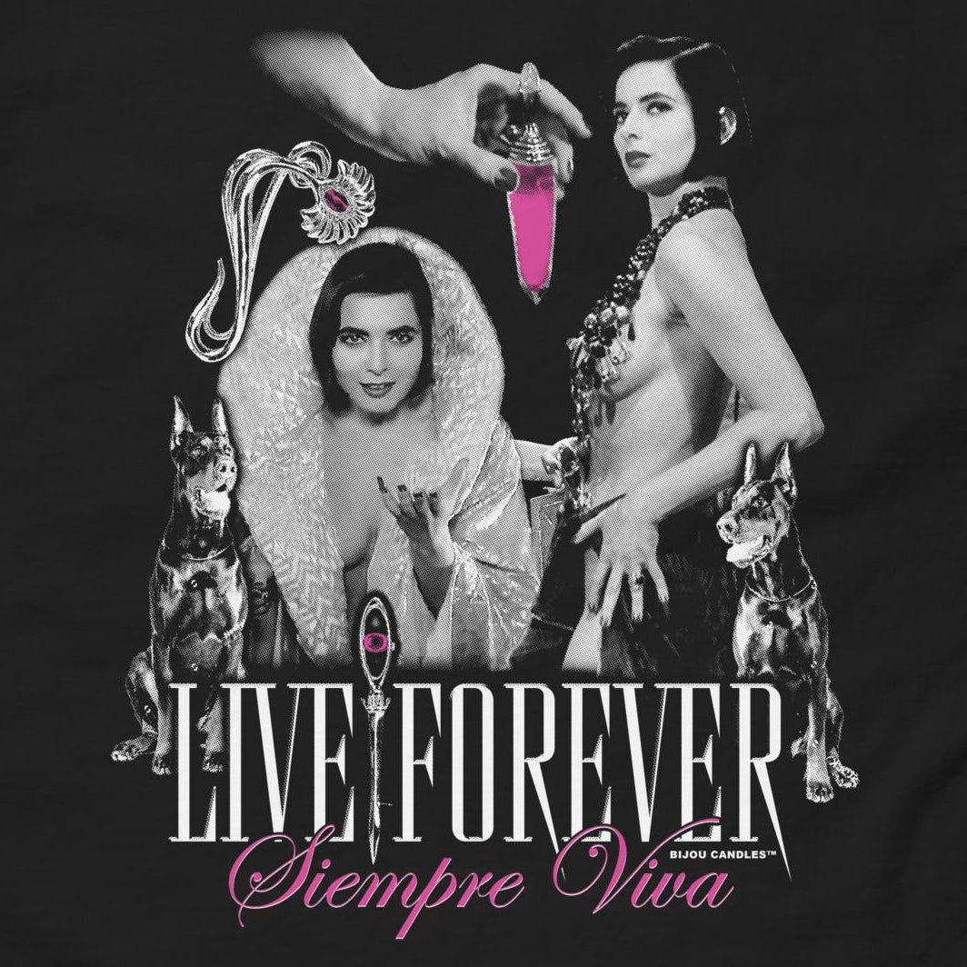 Death Becomes Her "Live Forever" T-Shirt
