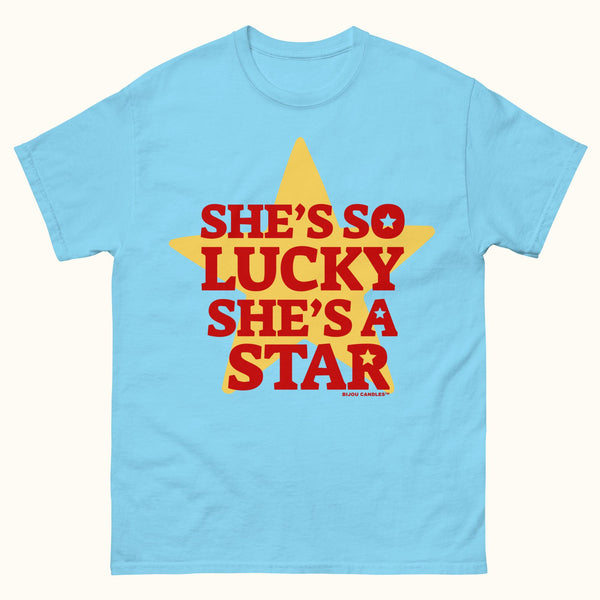 She's So Lucky T-Shirt | Bijou Candles