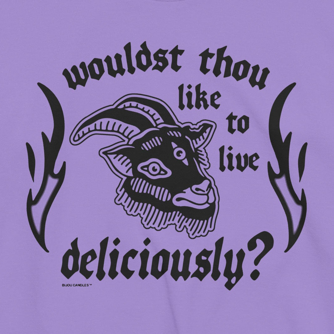 Black Phillip Live Deliciously Sweatshirt