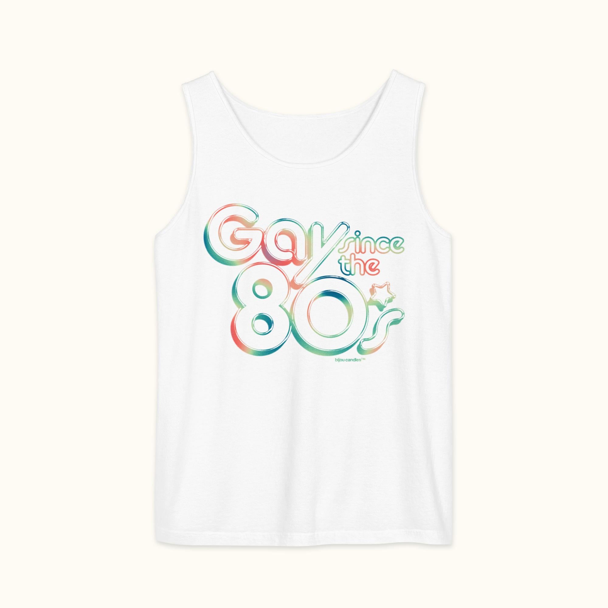 Gay Since The 80s Premium Tank Top | Bijou Candles