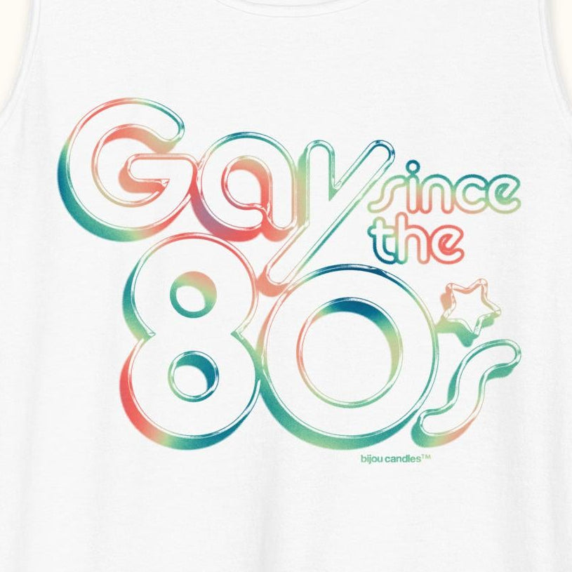 Gay Since The 80s Premium Tank Top | Bijou Candles