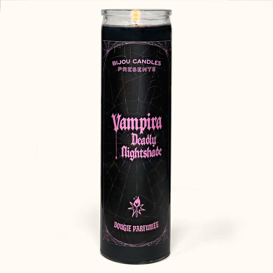 Vampira • Deadly Nightshade Tall Candle