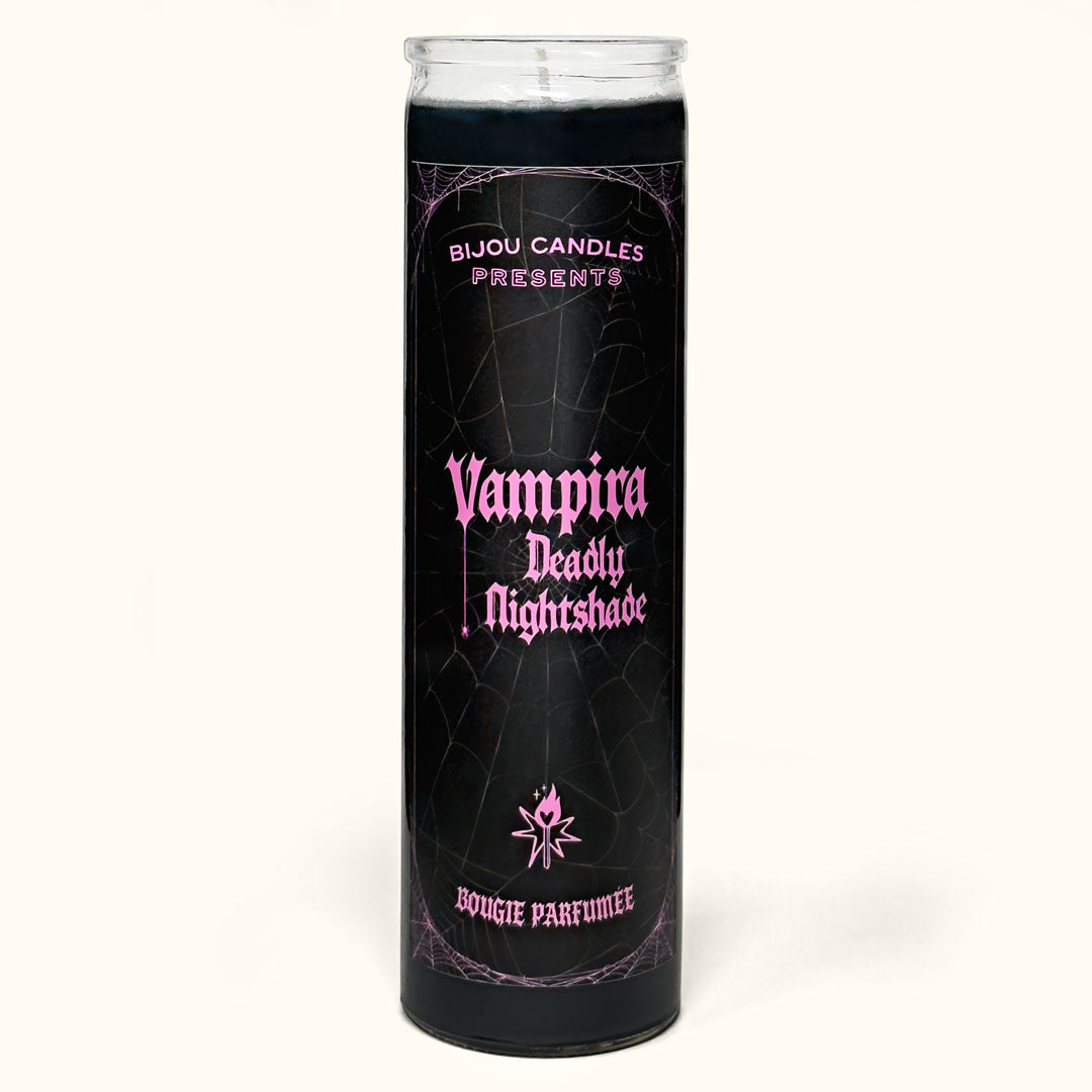 Vampira • Deadly Nightshade Tall Candle