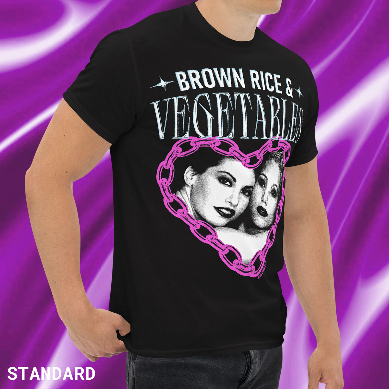 Brown Rice & Vegetables Showgirls Unisex T-Shirt