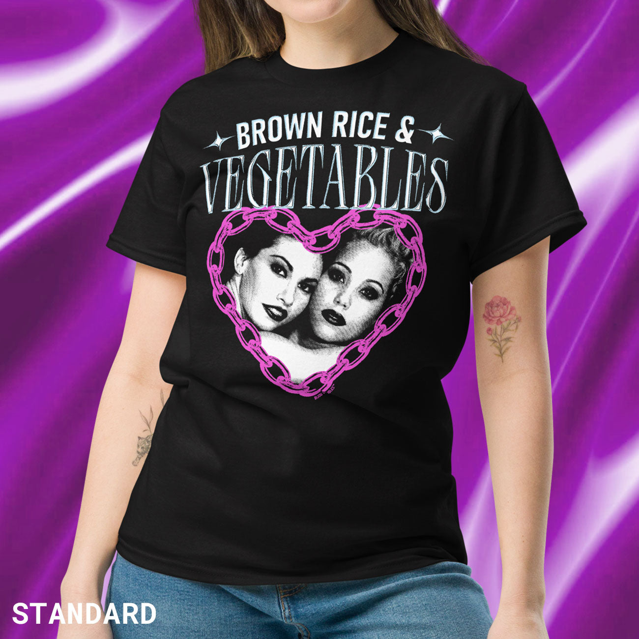 Brown Rice & Vegetables Showgirls Unisex T-Shirt