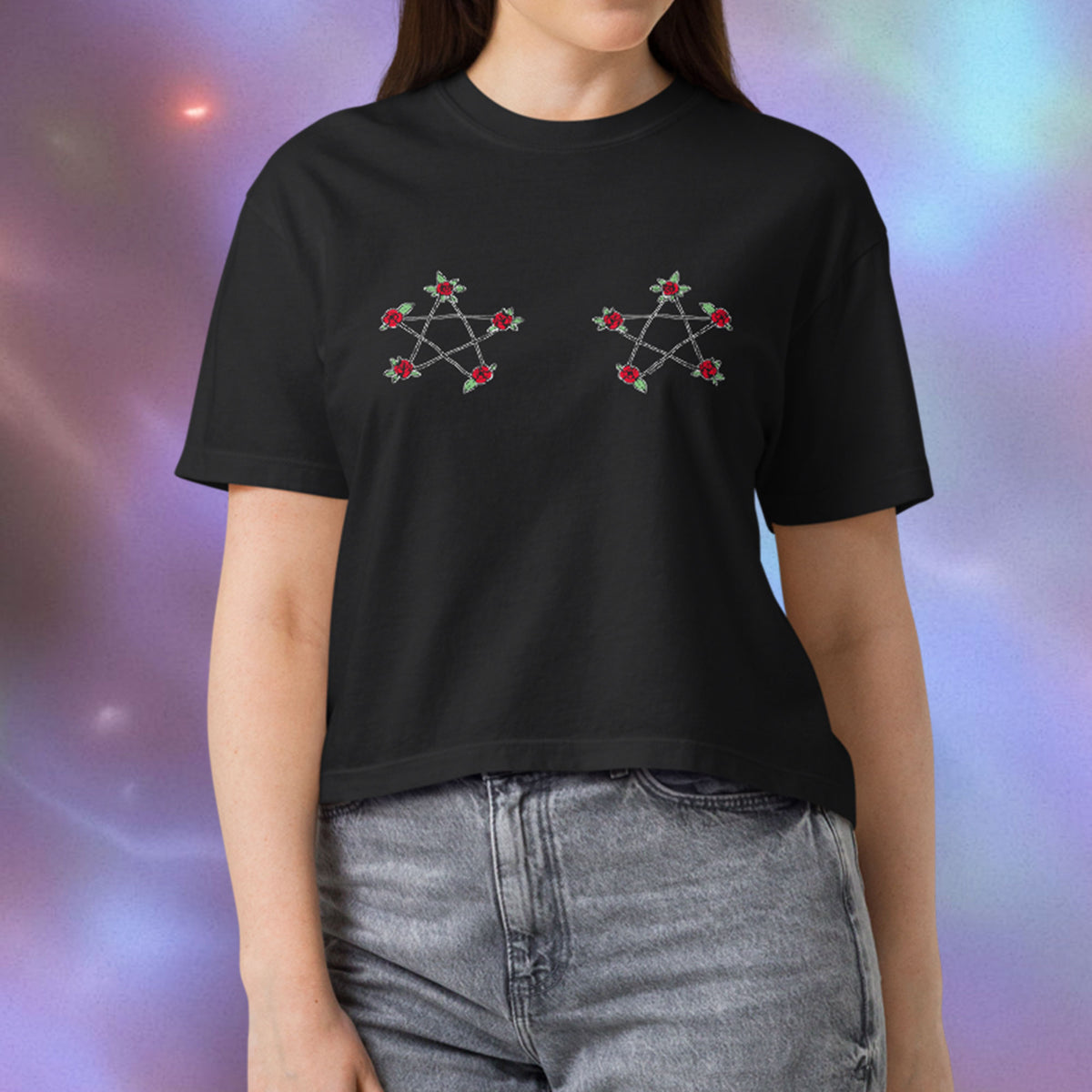 Witch T*ts Women’s Premium Crop Top