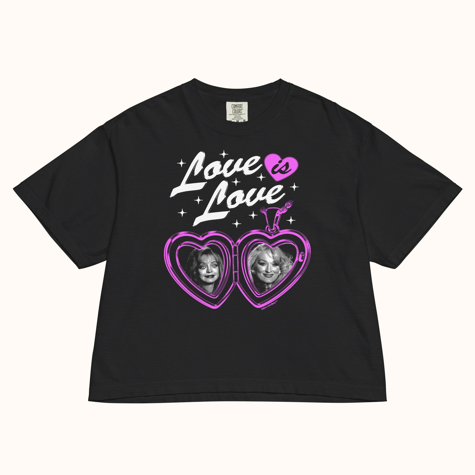 Death Becomes Her Pride Premium Crop Top