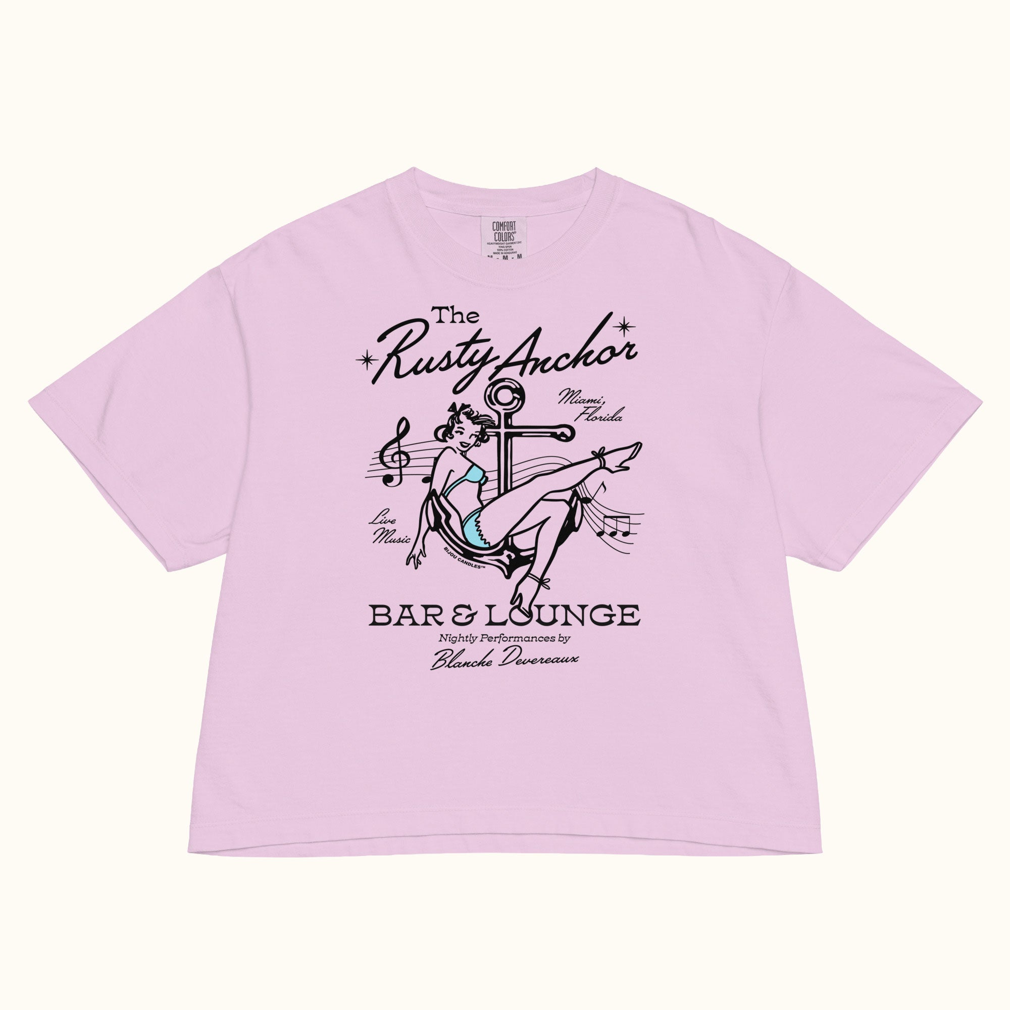 The Rusty Anchor Women's Premium Crop Top