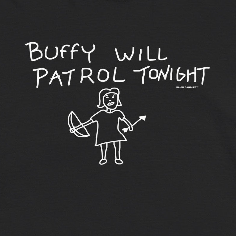 Buffy Will Patrol Tonight Women’s Premium Crop Top