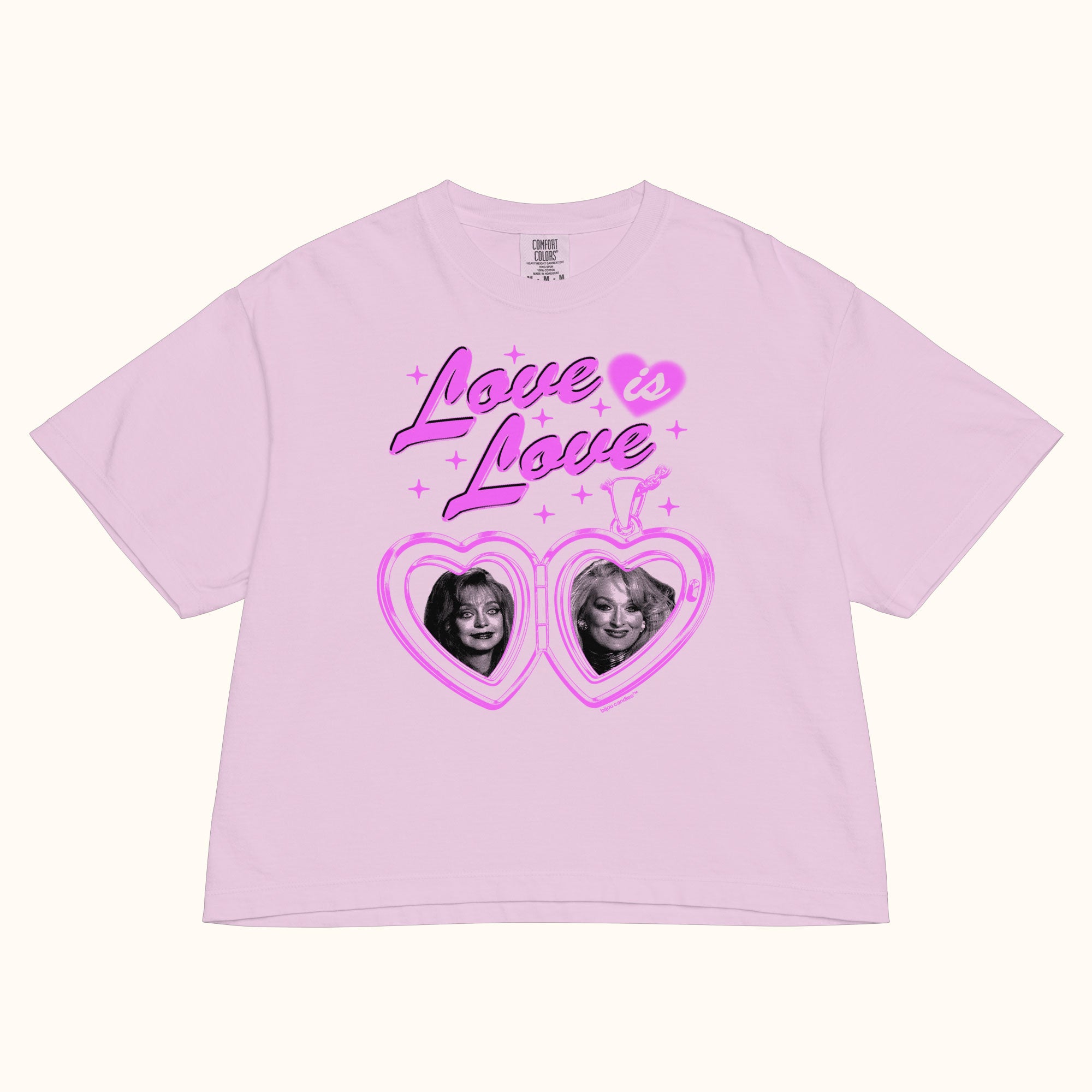 Death Becomes Her Pride Premium Women's Crop Top