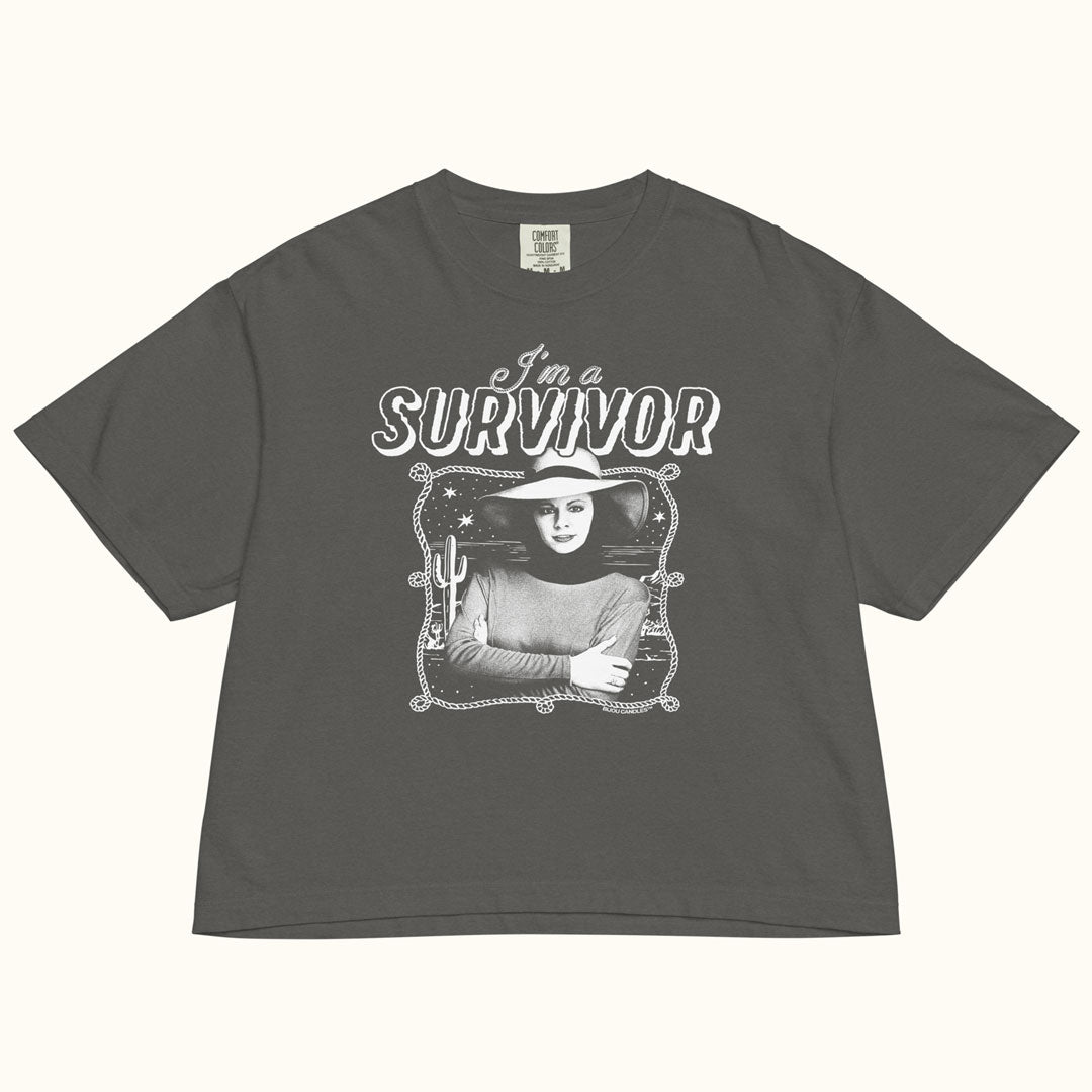 Reba Survivor Women’s Premium Crop Top