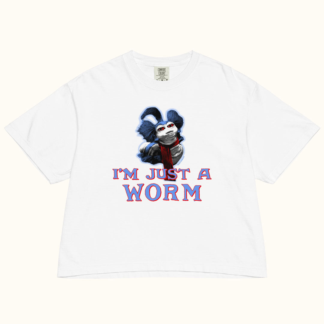 I'm Just A Worm Labyrinth Women’s Premium Crop Top