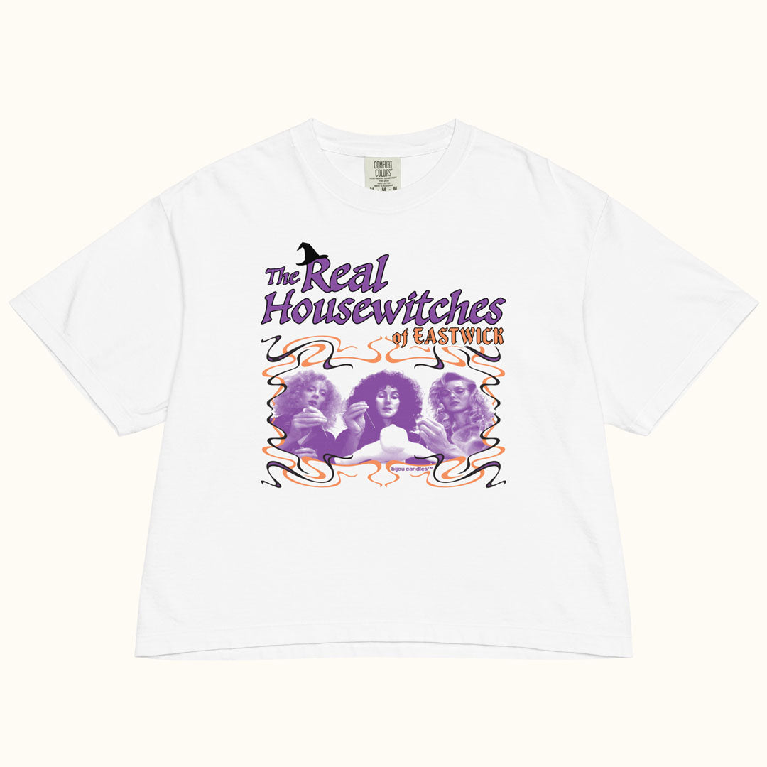 The Real Housewitches of Eastwick Women’s Premium Crop Top