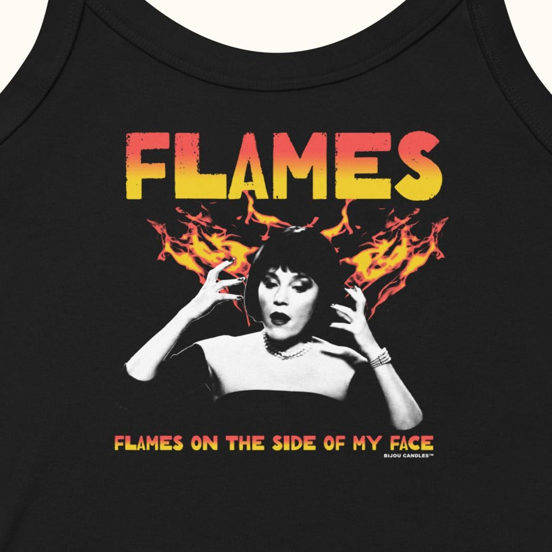 Clue Flames Micro-rib Tank Top