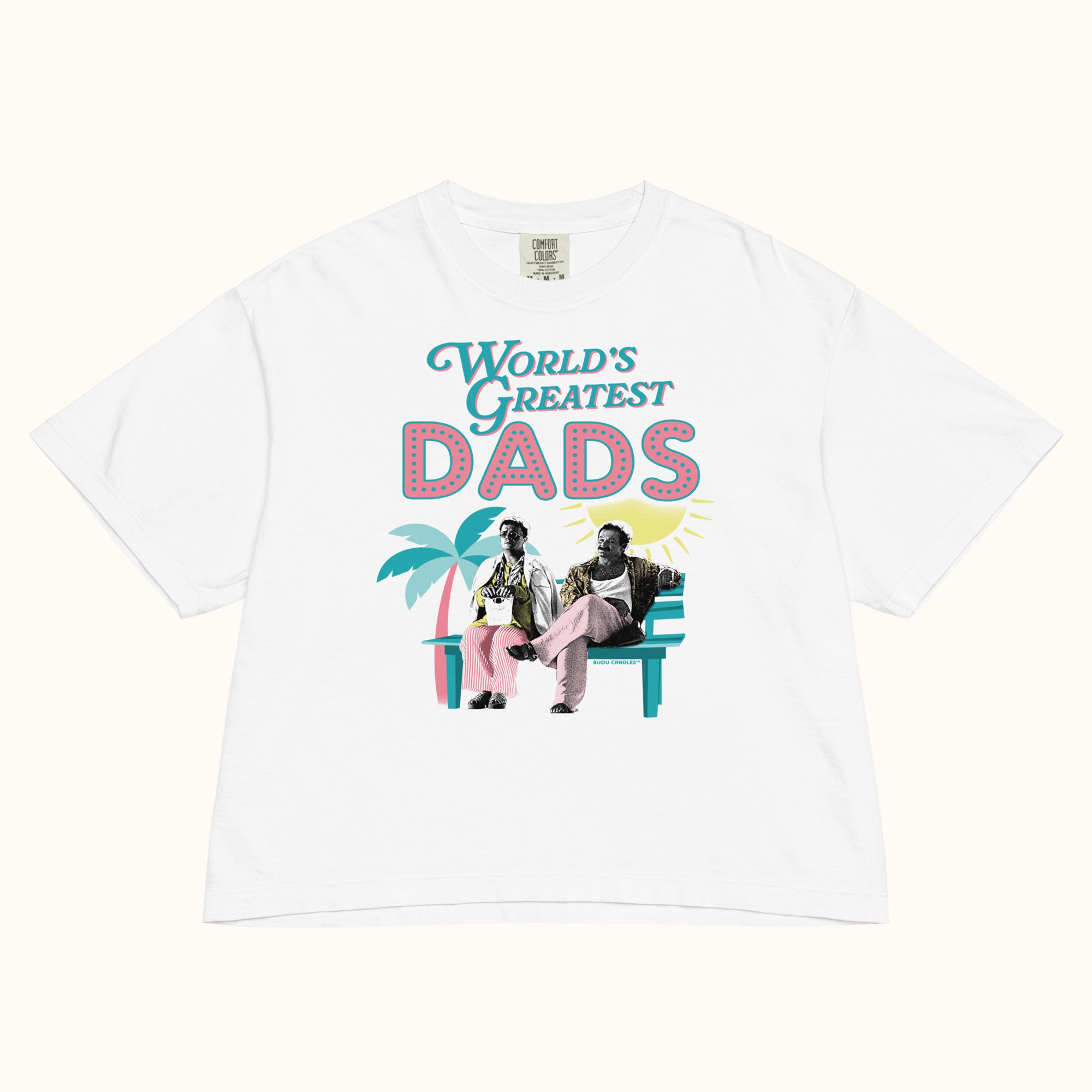 Birdcage World's Greatest Dads Women’s Premium Crop Top