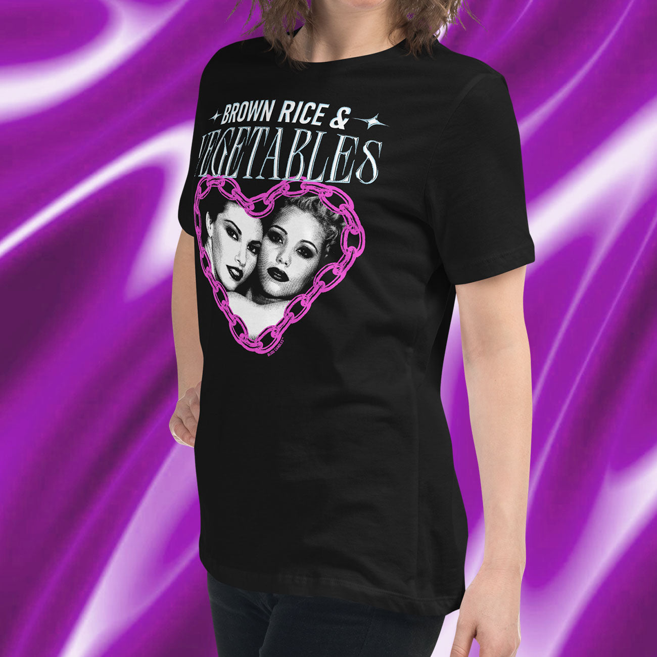 Brown Rice & Vegetables Showgirls Women's T-Shirt
