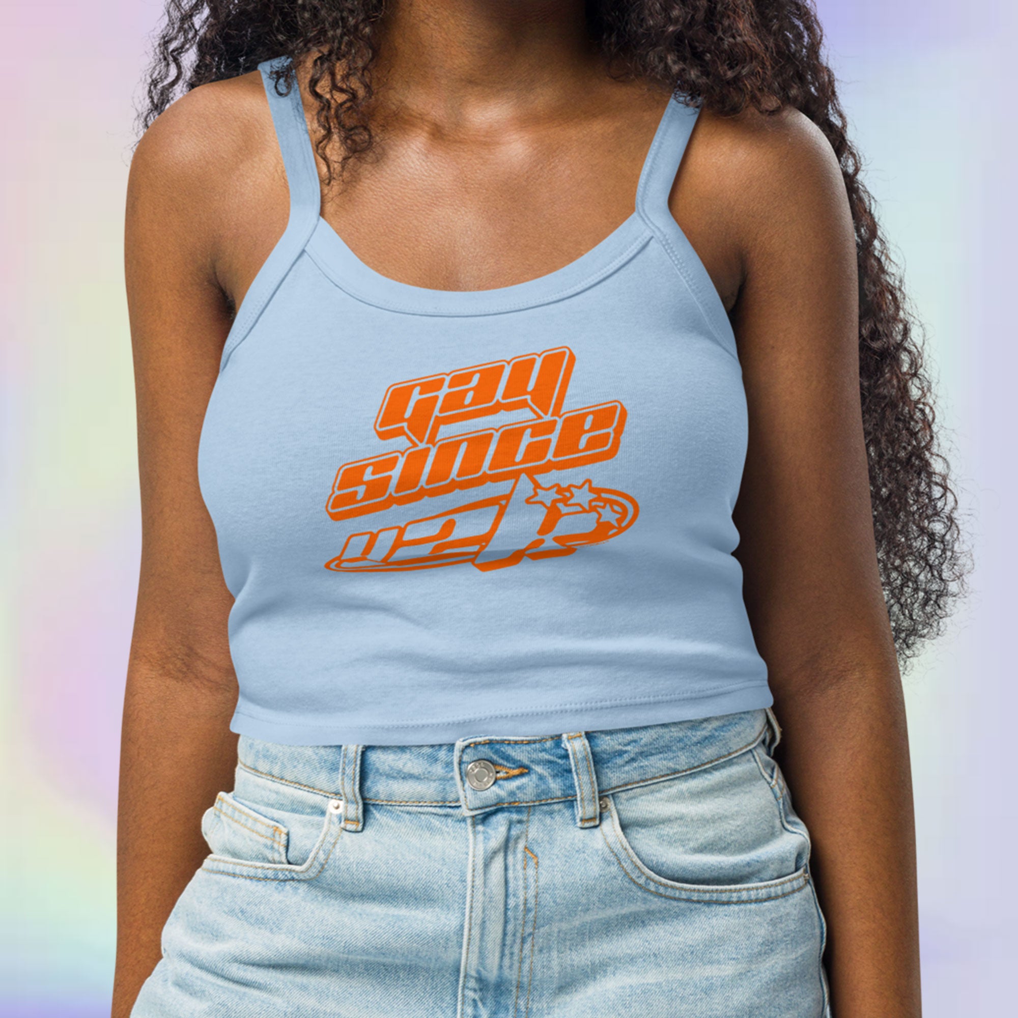 Gay Since Y2K Women's Micro-rib Tank Top