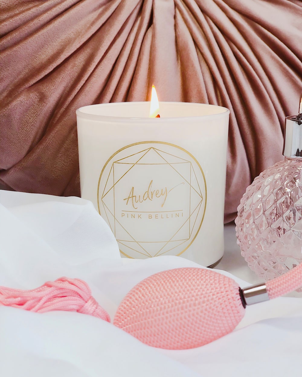 Audrey • Pink Bellini Candle