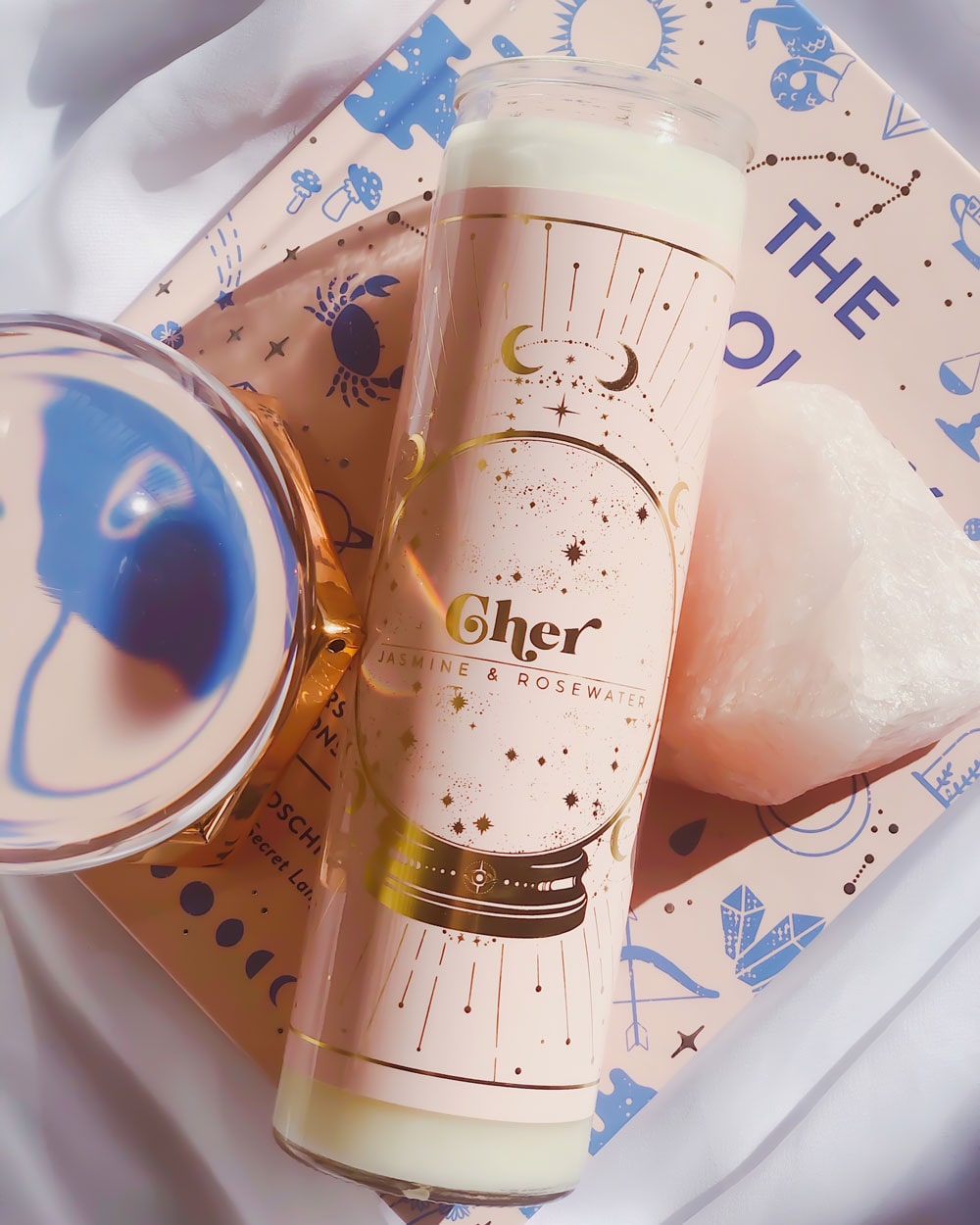 Cher • Jasmine & Rosewater Tall Candle