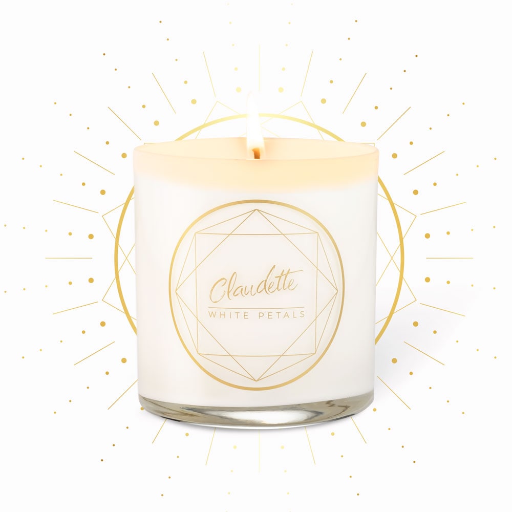 Claudette • White Petals Candle