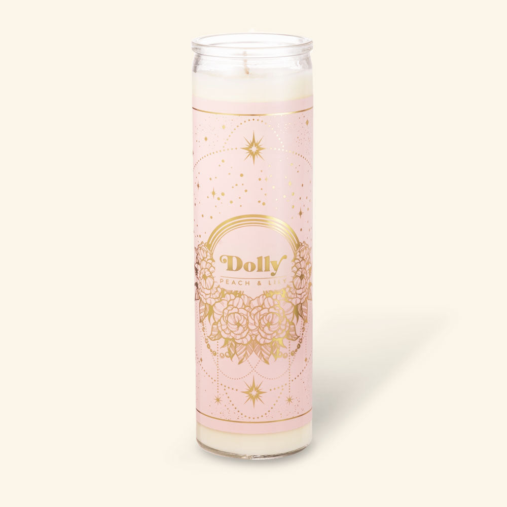 Dolly • Peach & Lily Tall Candle