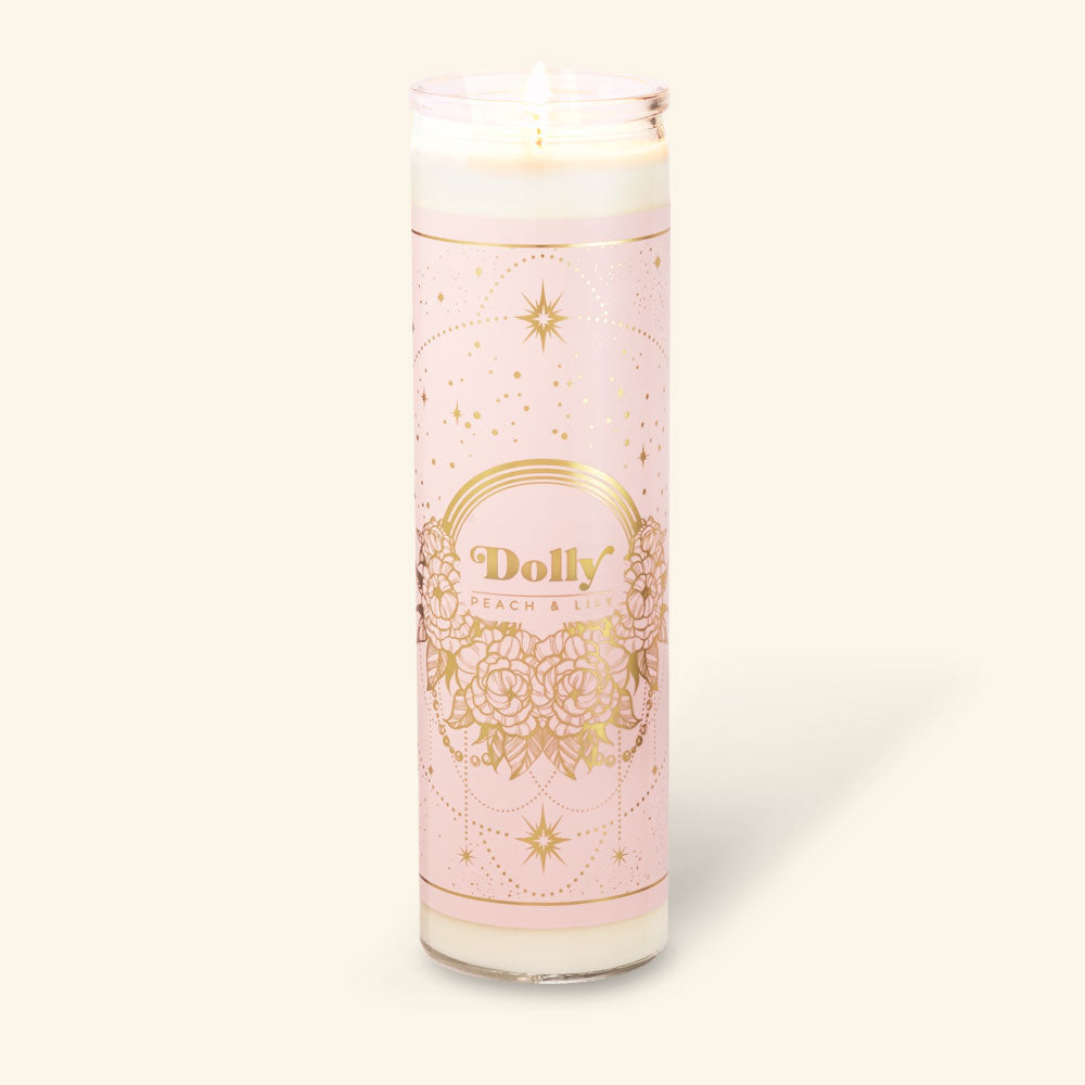 Dolly • Peach & Lily Tall Candle