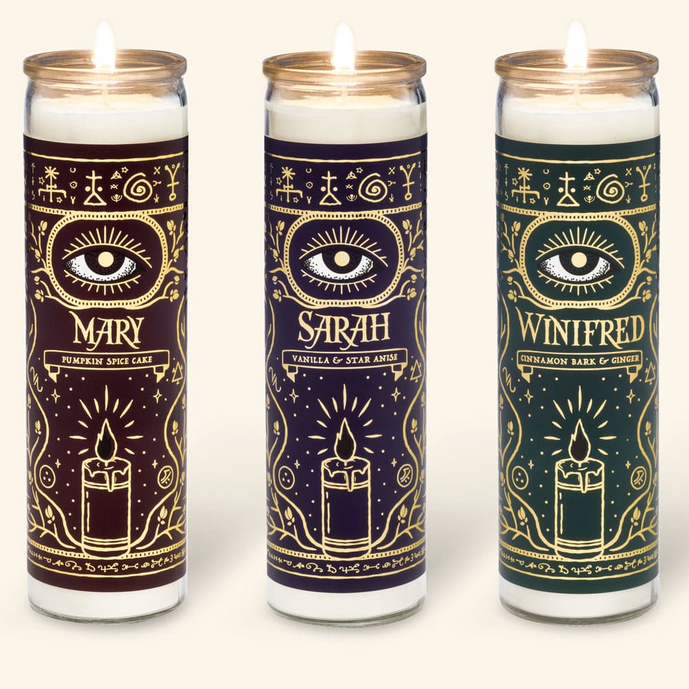 Sanderson Sisters Tall Candle Set