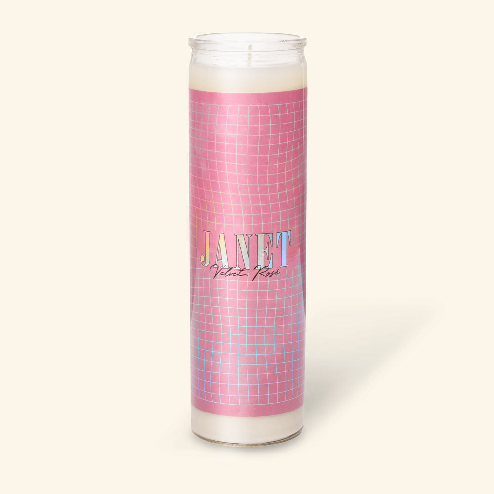 Janet • Velvet Rosé Tall Candle