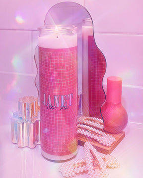 Janet • Velvet Rosé Tall Candle