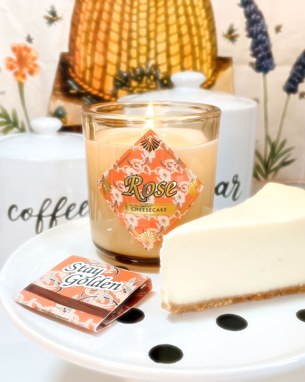 Rose • Cheesecake Candle