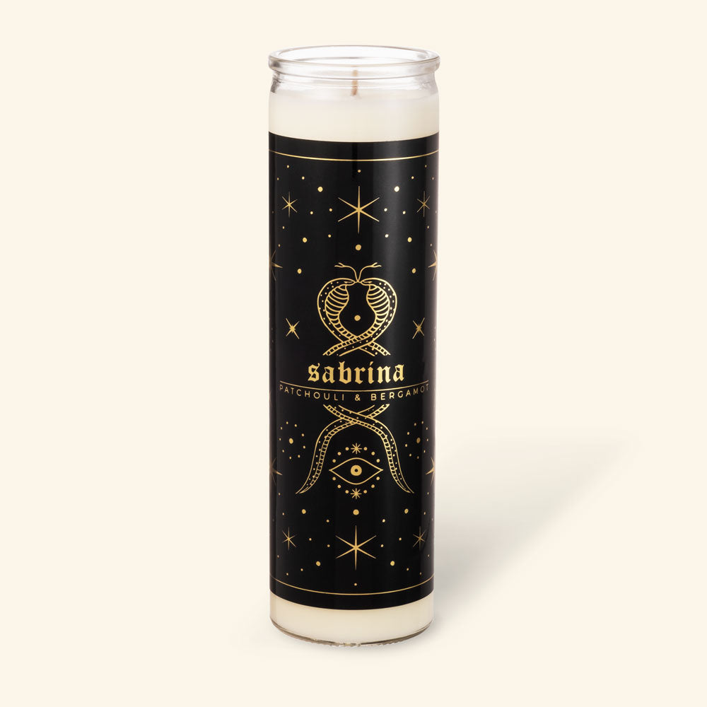 Sabrina • Patchouli & Bergamot Tall Candle