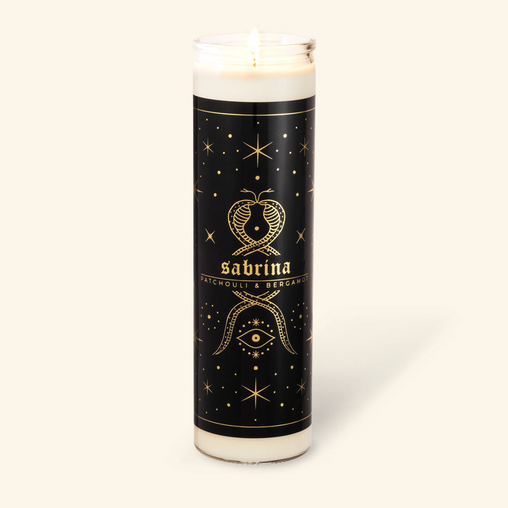 Sabrina • Patchouli & Bergamot Tall Candle