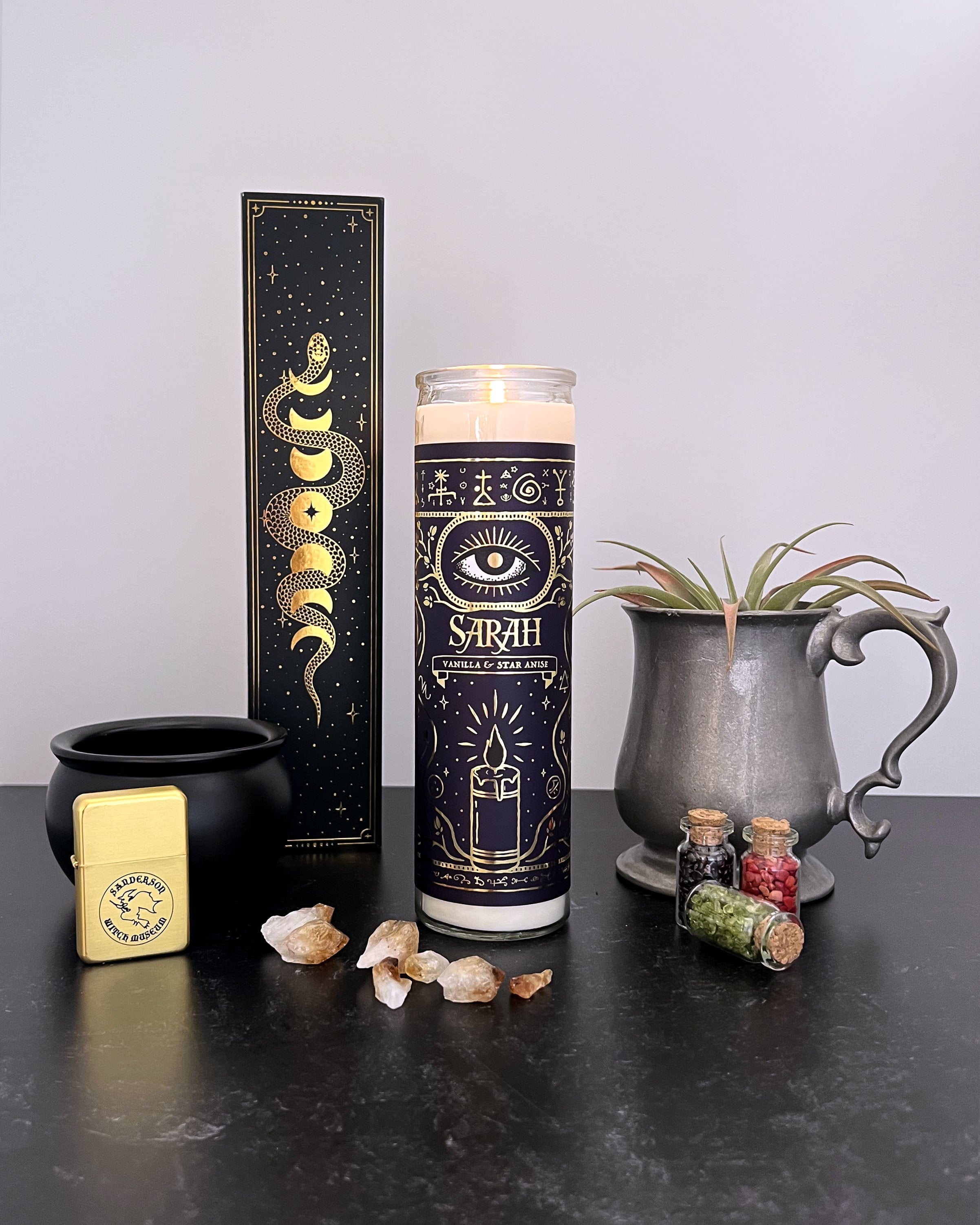 Sarah • Vanilla & Star Anise Tall Candle